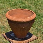 Vintage Terracotta Planter Pot Tuscan Swirl Rustic Clay Urn Garden Decor 11 