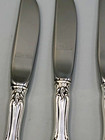 Royal Rose By Wallace Sterling Silver Set Of 4 Butter Spreaders 6 5 8 