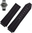 Replacement 24mm Rubber Band Strap For Hublot H Big Bang 44-45mm Tire screwdrive