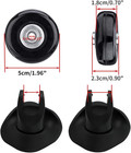 Set Of 4 Luggage Suitcase Replacement Wheels Repair Axles Repair Kit