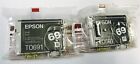 New Genuine Epson 69 Black 2pk Ink Cartridge Stylus N-series