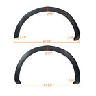 Fit For 2009-14 Ford F150 Replacement Fender Flares Wheel Protector Matte Black