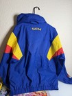Starter Pok  mon Hooded 1 4 Zip Nylon Windbreaker Jacket Kids M Colorblock