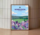 The Wimbledon Championships 2025  Tennis Grand Slam Wall Art  Sports Wall Decor