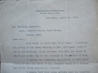 1916 Arthur P  Rugg  chief Justice For Mass   Raising Income Signed Letter