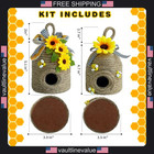 Bigger Bee Hive Decor 2 Pack Rustic Bee House Honeybee Tiered Tray Farmhouse