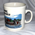 Mystic Seaport Mug Connecticut Vintage Ceramic Travel 12 Oz