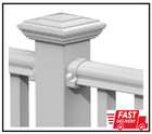 Veranda Traditional Railing Bracket Kit - White Vinyl  4-pack New