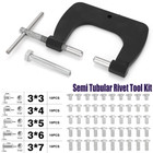 Semi Tubular Rivet Tool For 1 8  Semitubular Rivets Vent Window Restoration Kit