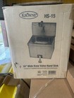 Krowne Hs-15 16  Wide Hand Sink W  Knee Valve   Gooseneck Spout Faucet 1655 1f