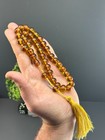 Faturan Amber Rosary large S  ze Islamic Beads Sandalous  Misbaha  Tasbih  Tesbih