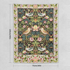William Morris Tapestry Wall Hanging retro Flower Strawberry Thief Floral Printe
