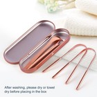 Copper Tongue Scraper 1 4pc Tongue Scraper With Case Medical Grade Tongue Scrape