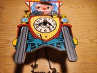 Vintage 1970s Helmut Kammerer Moving Eye Wall Clock Germany Old Man Car Untested