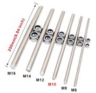 M10x250mm Fully Threaded Rod Studs Long Metric Threaded Screw 304 Stainless S   