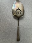 Antique 1914 Sterling Silver Ornate Cutouts Serving Spoon