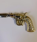 Vintage Pistol Handle Blade Letter Opener 6 25 Inches  Unique Stylish Desk Decor