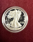 2002-w American Eagle Silver  1 Proof Coin U s  Mint Original Box   Coa