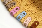 10pcs Custom Leather Label For Crochet  Handmade Tags For Knitting  Sewing Tags