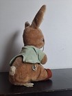 Vintage Eden Toys Inc  Peter Rabbit Plush Musical Wind-up Movement W shirt  11 
