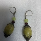 Set Czech Glass Beads Sterling Silver Necklace  Bracelet  Earrings