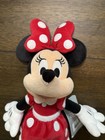 Disney Store Minnie Mouse Plush Stuffed Animal Doll Red Polka Dot Dress With Tag