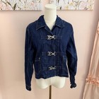 Vintage Free Sport Denim Buckle Jacket Made In Usa