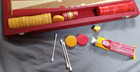 Vintage Crisloid Bakelite Catalin Checkers Marbled Backgammon Game Pieces Set 30
