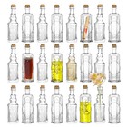 24 Pcs Mini Clear Vintage Glass Bottles With Corks - Decorative Bud Vases  Diy P