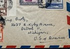 1940-1942 Kenya Uganda Tanganyika Kgvi Airmail Cover 1s15c Nairobi Detroit