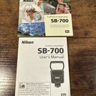 Nikon Sb-700 Af Speedlight Flash  Case  Diffuser  Filter Works  excellent Shape