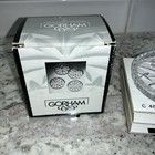 Gorham King Edward Full Lead Crystal Coasters Set Of 4 With Box