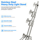 Neewer Stainless Steel Heavy Duty Light Stand 300cm For Photo Studio Light