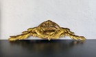 Antique French Ormolu Brass Plated Furniture Pediment mount Hardware Decoration