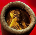 1950-d Lincoln Wheat Cent Penny Roll Gem Red  Uncirculated Sealed Old Bank Wrap
