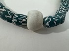 Vintage African Trade Beads Necklace   Bracelet Green Glass