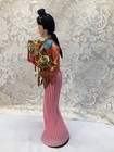 Vintage Chinese Collectible Doll On Plastic Base Made In Taiwan 15  Tall