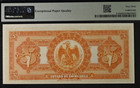 1913 Mexico 5 Pesos  S132a Banknote Currency Unc Pmg 63 Epq