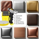 63 Pcs Metal Stamping Kit - Letter Punch Set Metal Stamps For Jewelry Making Lea