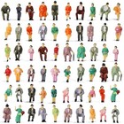 P87s 60pcs All Seated Ho Scale 1 87 Painted Figures Passenger Sitting People