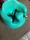 Bumbo Seat Baby Infant Floor Sit Up Chair Bath Seat Blue With Safety Straps