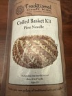 Coiled Basket Kit - Pine Needle - Weaving Set 4 To 6  Wide  Natural - New