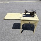 Vintage Antique 1900s Singer Cast Iron Sewing Machine With Original Table