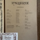 Masquerade Broadway Program Immersive Phantom Of The Opera Austin Colby