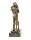 Two-gay Bronze Sculpture Of Two Kissing Men Figurine Art Decor Statue
