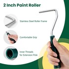 Yibaibrush Foam Paint Roller Kit  10 Pack  2 Inch Mini Set