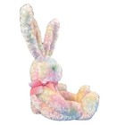 Russ Berrie Pink Rainbow Bunny Plush Sherbert Ombre Stuffed Animal Toy 10 