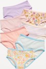 Old Navy Girls Bikini Underwear 2t-3t Prints 7 Pack Flowers Stripes  31823