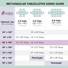 10 Pcs 60  X 102  Polyester Rectangular Tablecloths Wedding Table Linens Sale