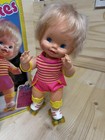 Vintage Mattel Baby Skates Doll 1987 Wind-up Walking Toy Original Box  